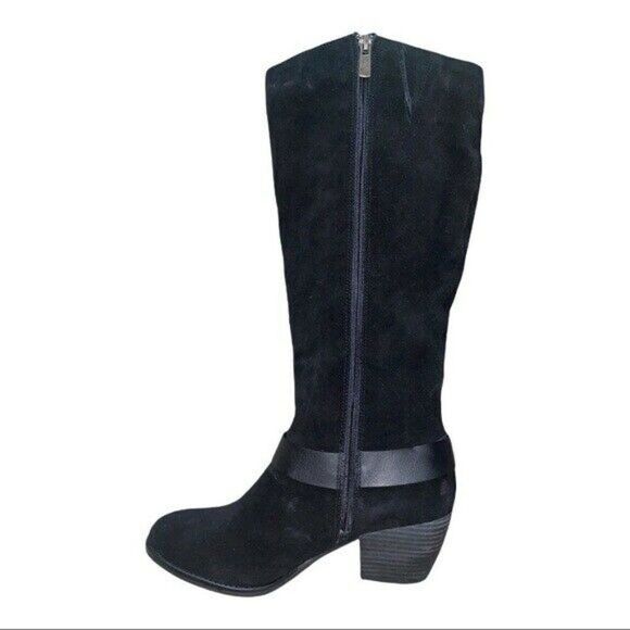 American Rag Tegan Black Leather Dress Boots Size 6.5M New - Picture 3 of 8